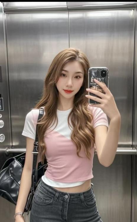 白云高挑气质美女-51花探